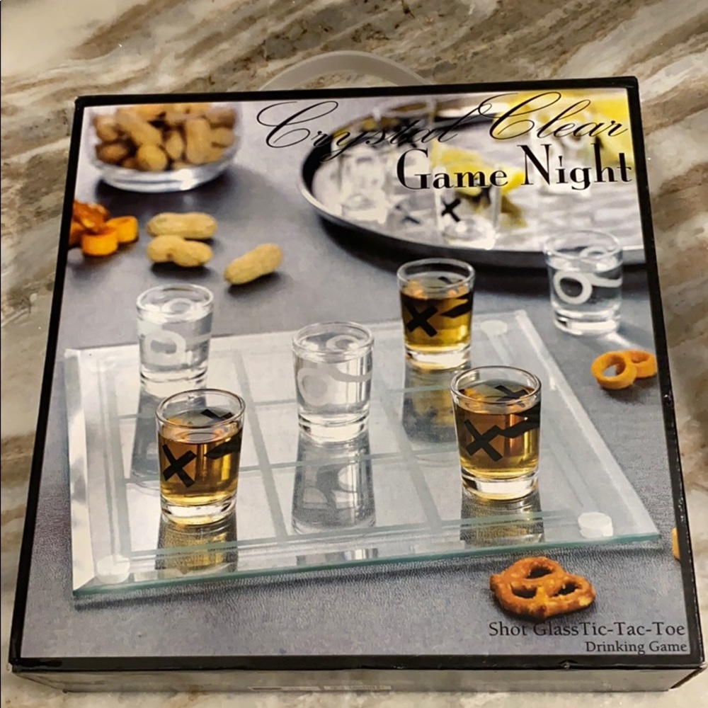 Shot Glass Tic-Tac-Toe Game